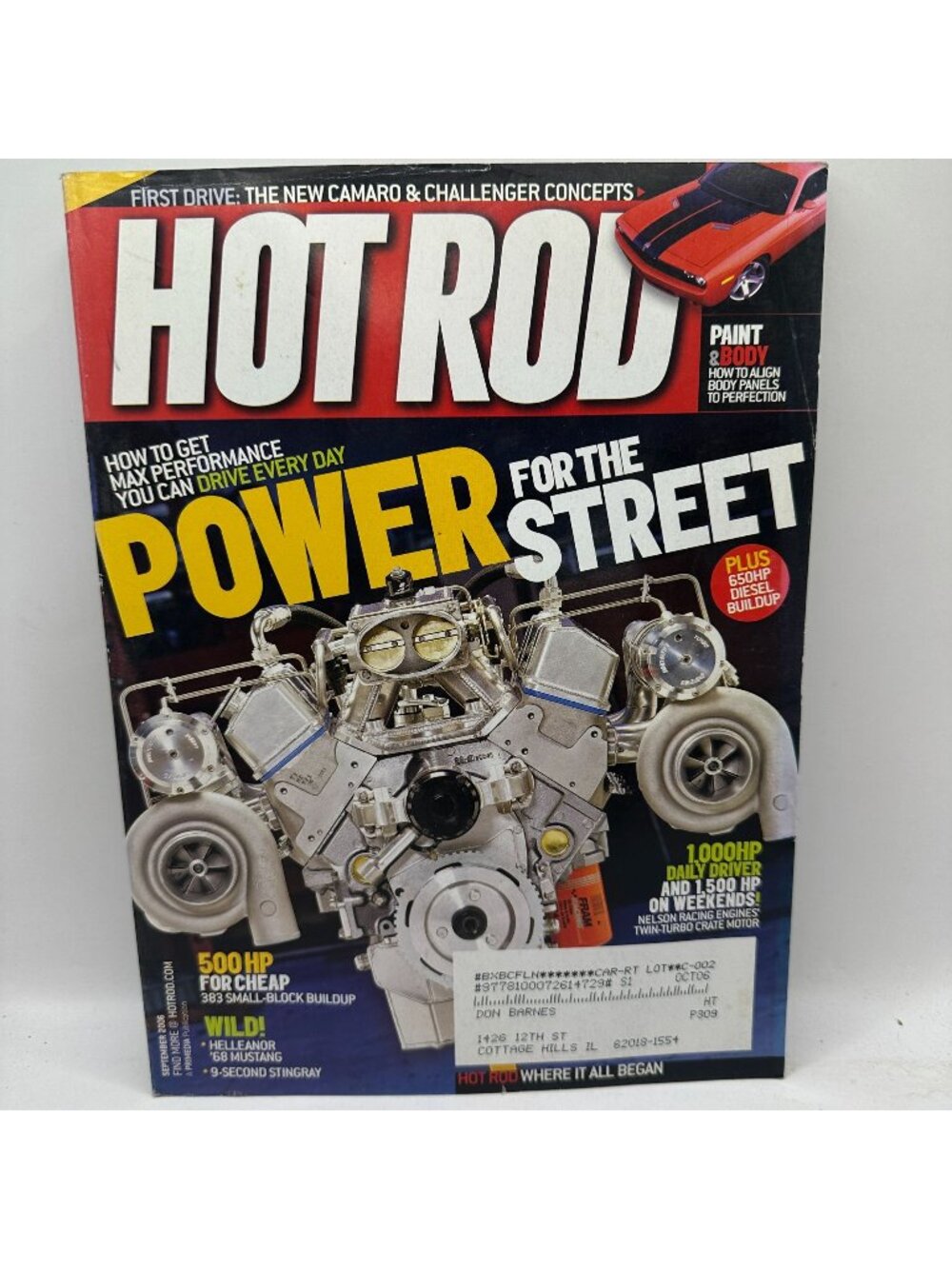 Hot Rod Magazine September 2006 Paperback Automotive Performance Content